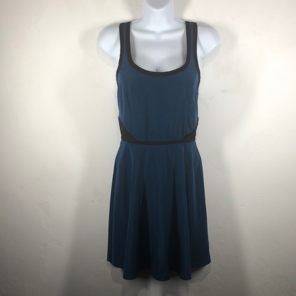 Express blue and black dress size xs - Picture 1 of 9